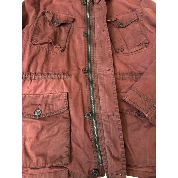 VTG Levis Red Barn Chore Jacket XXL Button & Zip Closure Four Pockets Cotton - Picture 2 of 7